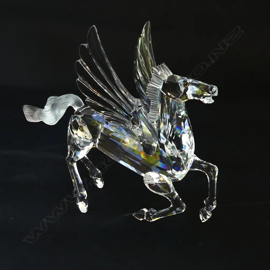 SWAROVSKI 1998 'FABULOUS CREATURES' - THE PEGASUS, H.120mm BOXED Image 1++