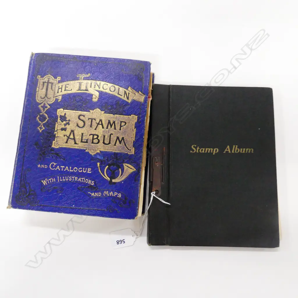 2 OLDER WORLD STAMP ALBUMS Image 1++
