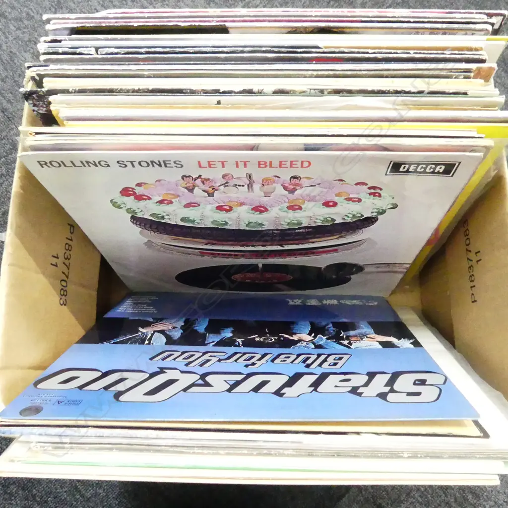 LOT ASST RECORDS,ZAPPA/PINK FLOYD/ ROXY MUSIC ETC ETC Image 1++