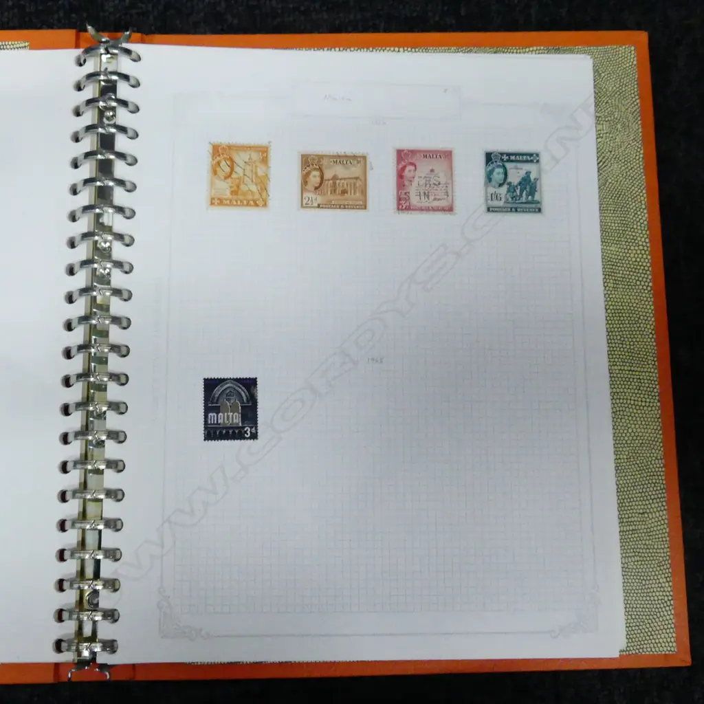 5 WARWICK STAMP ALBUMS Image 1++
