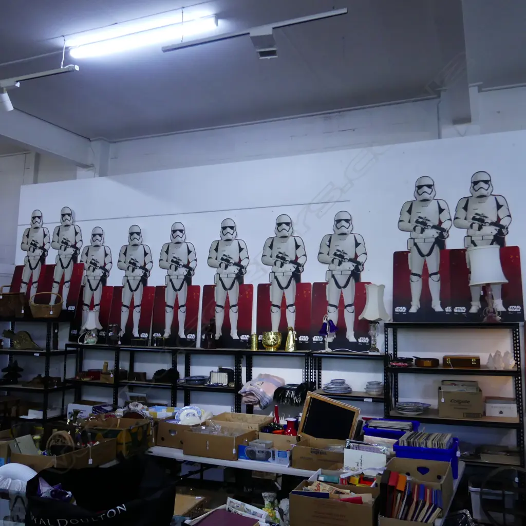 10 STAR WARS LIFE SIZE  STORM TROOPERS [CORFLUTE CUTOUTS] Image 1++