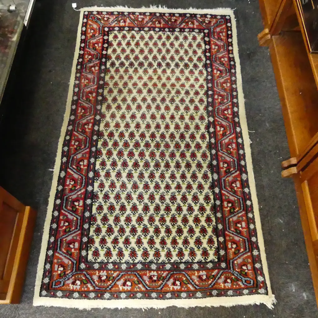 HAND KNOTTED WOOL PILE RUG 1620x930mm Image 1++