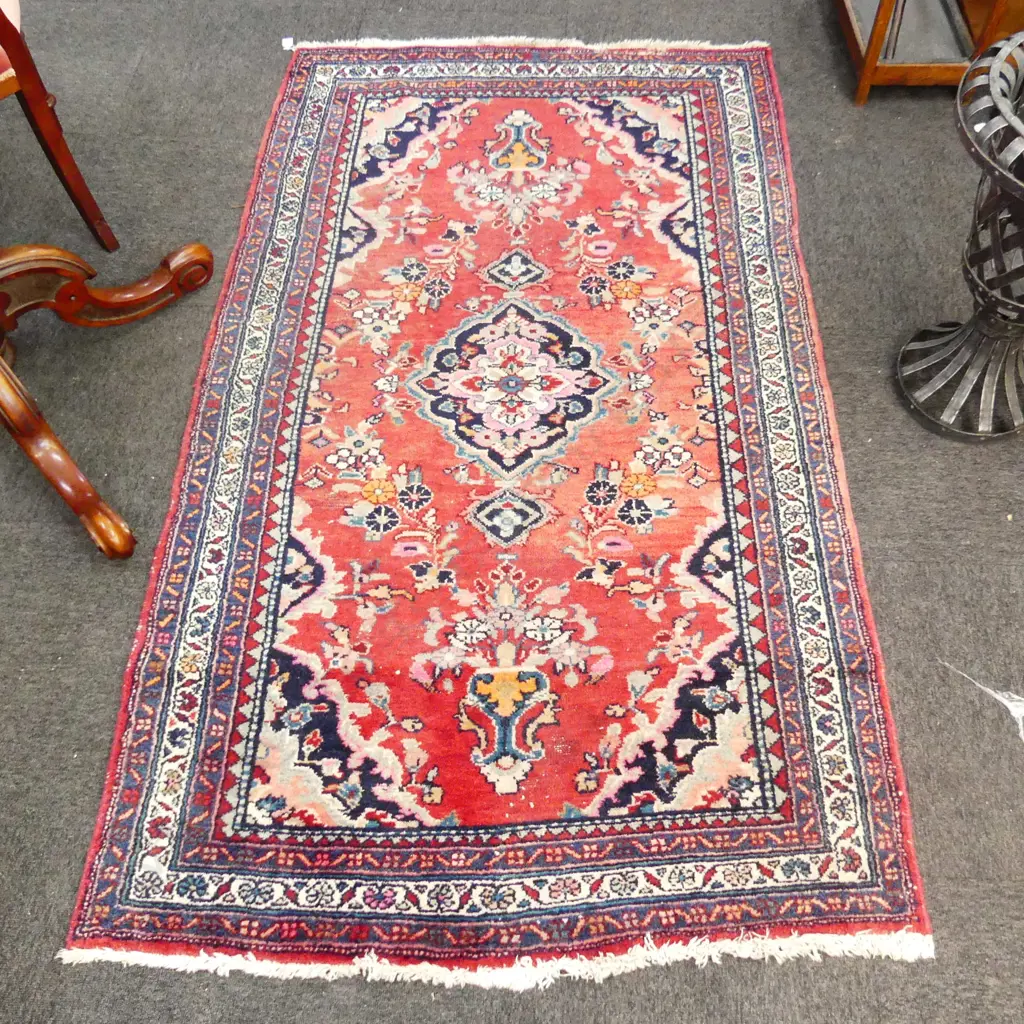 HAND KNOTTED WOOL PILE RUG 2000x1150mm Image 1++
