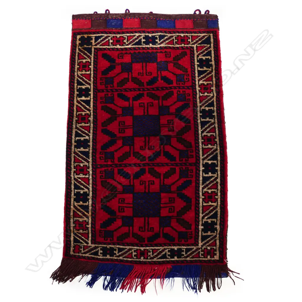 HAND KNOTTED WOOL PILE SALT BAG / PILLOW 1000 x 570mm Image 1++