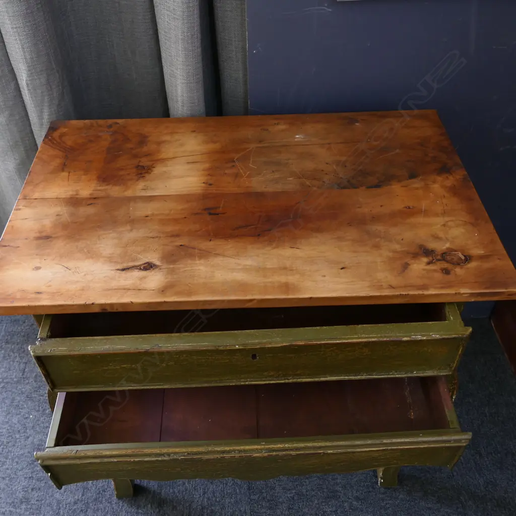 REPRODUCTION FRENCH TABLE BY LA CIGALE, HIDDEN DRAWERS, 760 x 470 x 770mm Image 1++