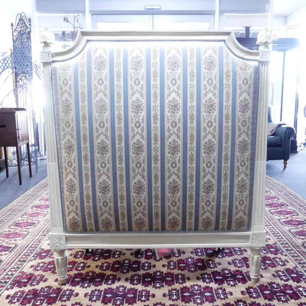 PAINTED FRENCH STYLE BED FRAME L.1085mm Image 1++