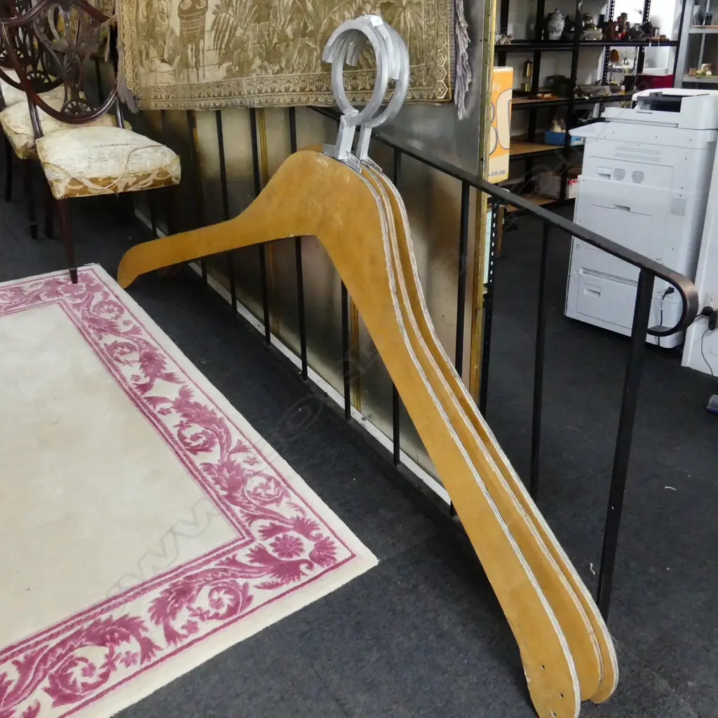 3 HUGE DISPLAY COAT HANGERS W.2000mm Image 1++