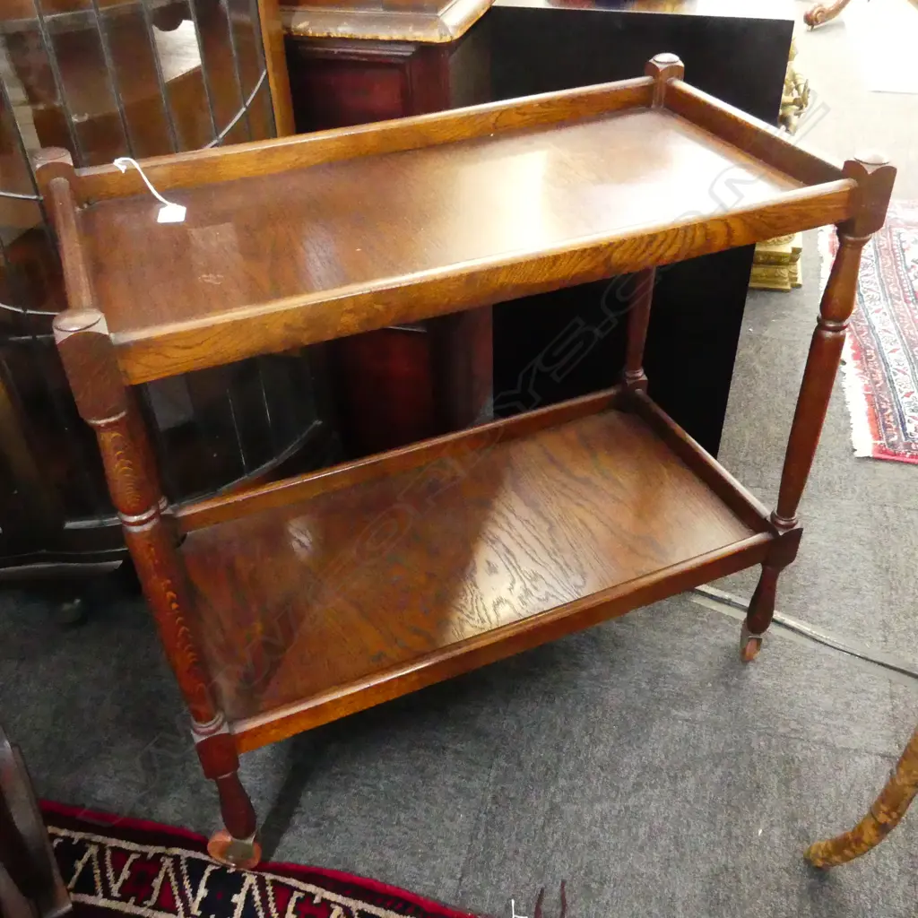 OAK TEA TROLLEY H 730 MM Image 1++