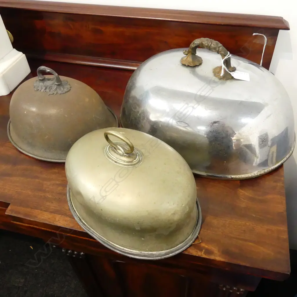 3 ASST. FOOD DOMES W.400mm Image 1++
