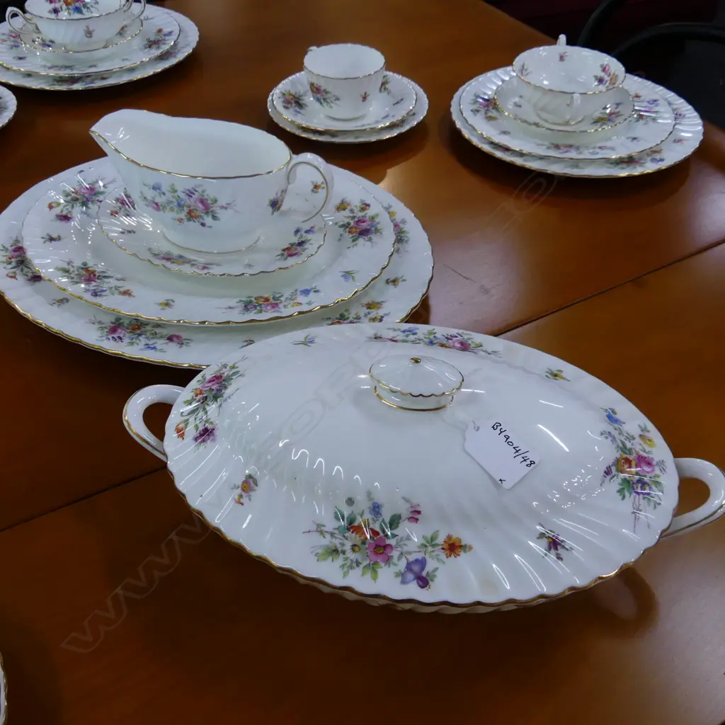 LARGE MINTON DINNER & TEASET MARLOW PAT Image 1++
