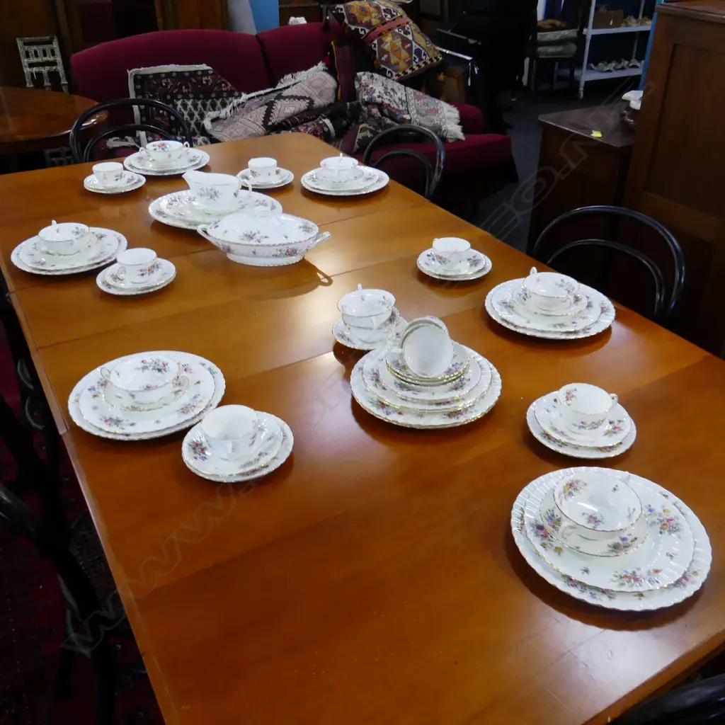 LARGE MINTON DINNER & TEASET MARLOW PAT Image 1++