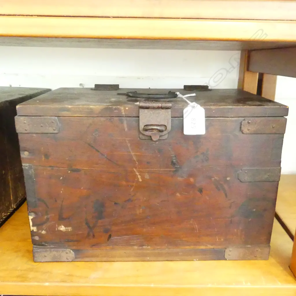 OLD JAPANESE DOCUMENT BOX AF Image 1++