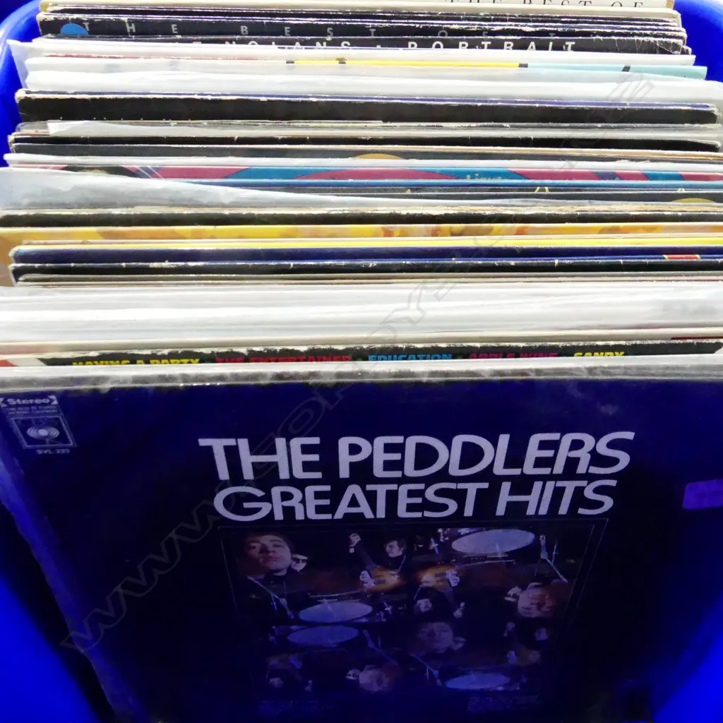 BOX LOT ASSORTED RECORDS II Image 1++
