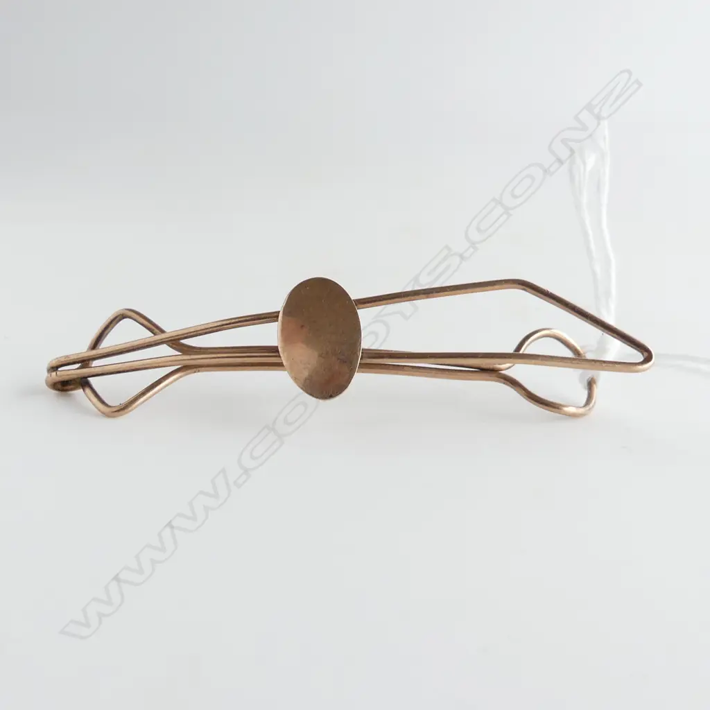 9CT ROSE GOLD TIE SLIDE 3.0gm Image 1++