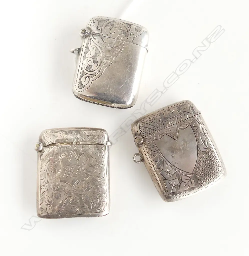 3 HALLMARKED STG SILVER VESTAS 48gm Image 1++