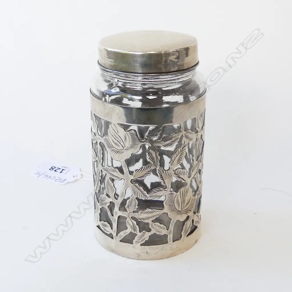 925 MEXICAN STG LIDDED CONTAINER H.120mm Image 1++