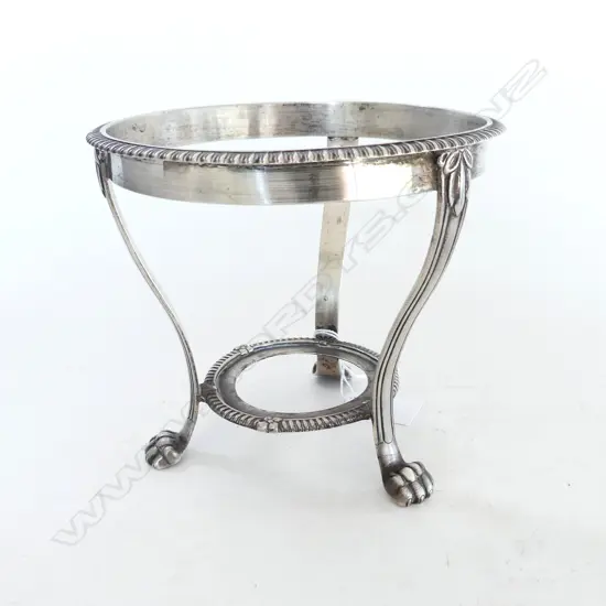 STG SILVER HOLDER FOR SPIRIT KETTLE OR VASE, LONDON 1900 362gm