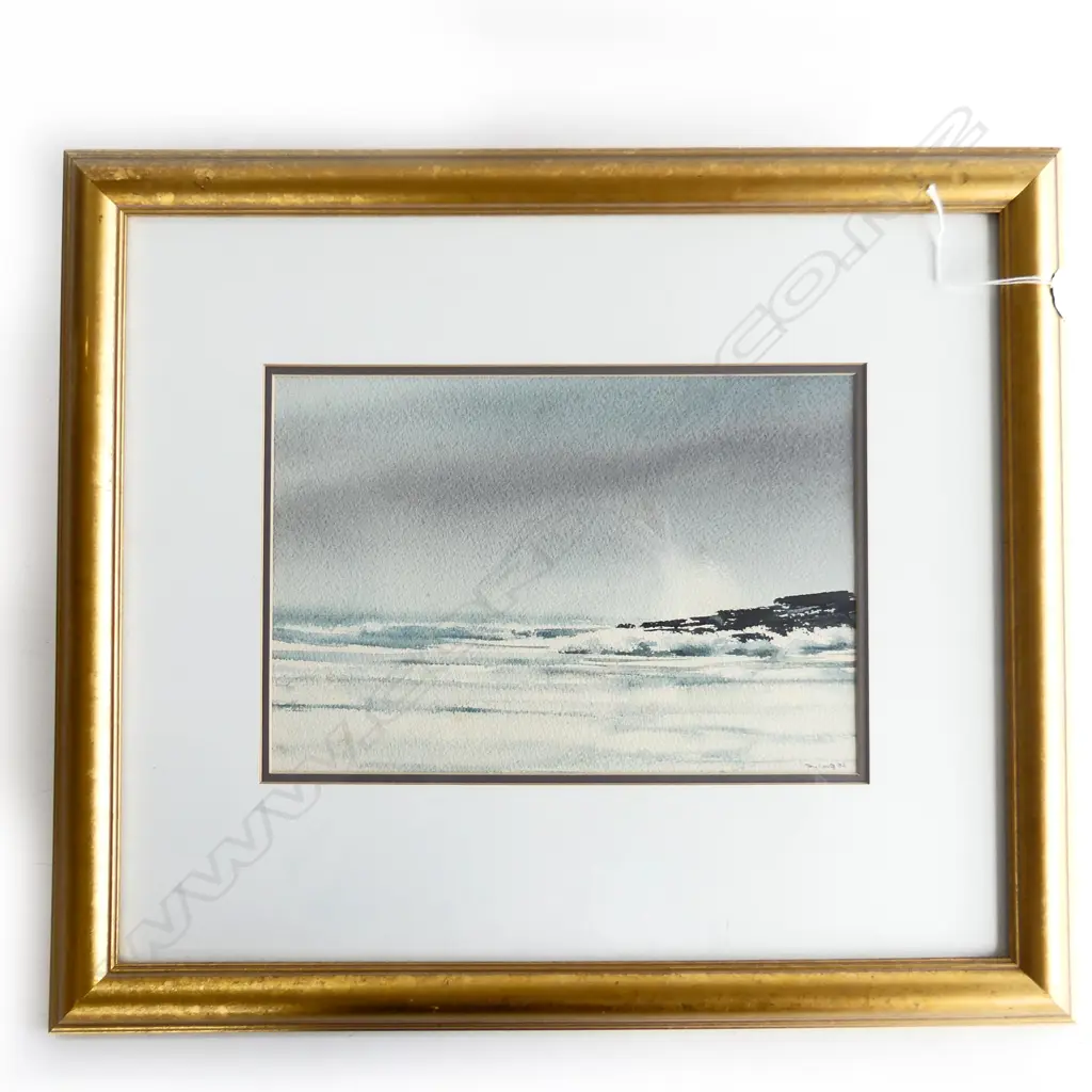 TONY LEWIS OCEAN W/C '82 225x330mm Image 1++