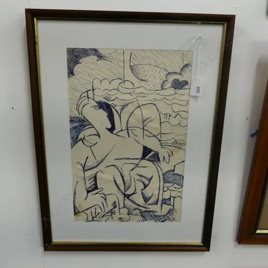 MALCOLM HARRISON 'JIP AND ME' BALLPOINT PEN 390x250mm