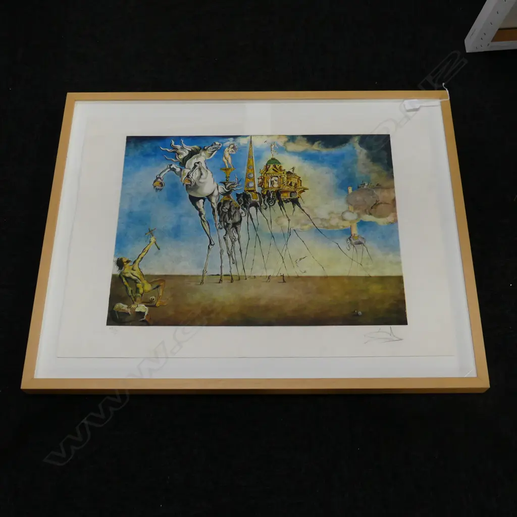 SALVADOR DALI 'THE TEMPTATION OF ST. ANTHONY' SIGNED ED. AP 50/100 550x750mm Image 1++