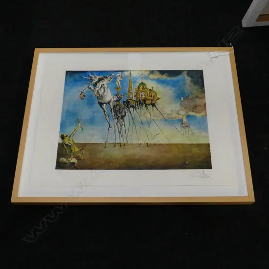 SALVADOR DALI 'THE TEMPTATION OF ST. ANTHONY' SIGNED ED. AP 50/100 550x750mm
