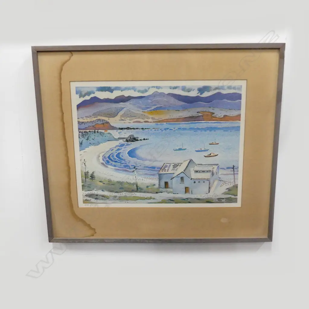 WILLIAM REED 'MOERAKI' PRINT 230/500 340x445mm Image 1++