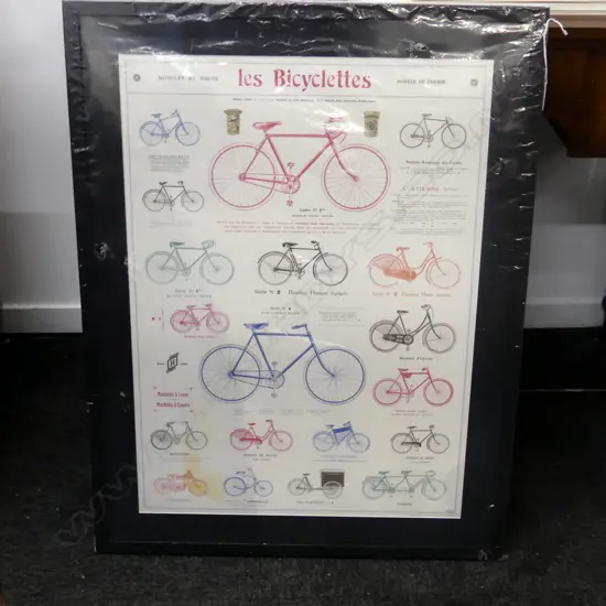 LG 'LES BICYCLETTES' PRINT 690x495mm