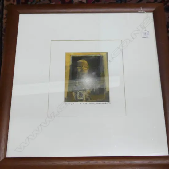 HENRY SYMONDS (WORKING 94-97) MIXED MEDIA 'TIMELY REMINDERS V1. SIGNED & DATED 190x140mm
