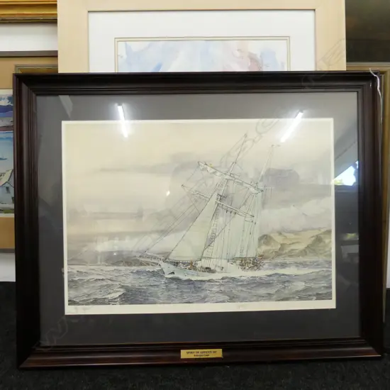 LG SIGNED SPIRIT OF ADVENTURE PRINT 828/1000 420x595mm