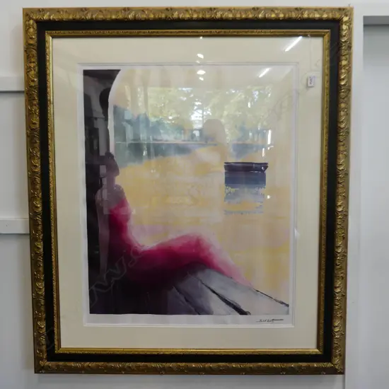 EMILE BELLET 'D'OR ET DE REVE' SERIOLITHOGRAPH 780x630mm AF