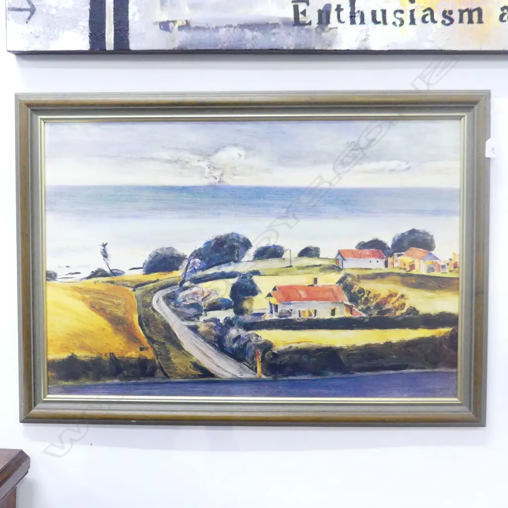STANLEY PALMER PRINT 'MARAE PAHAOA' 520x780mm Image 1++