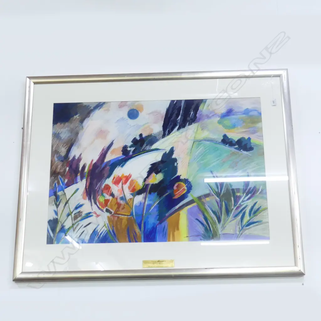 MERTHYR BUXTON 'TROPICAL LANDSCAPE II' PASTEL 645x940mm Image 1++