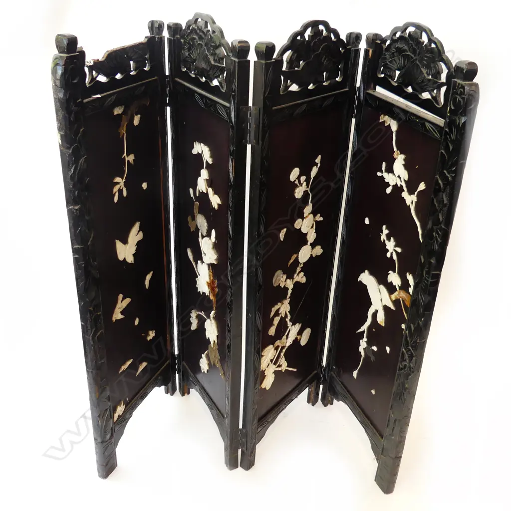 ORIENTAL 4 PANEL SCREEN - FAULTS  Image 1++
