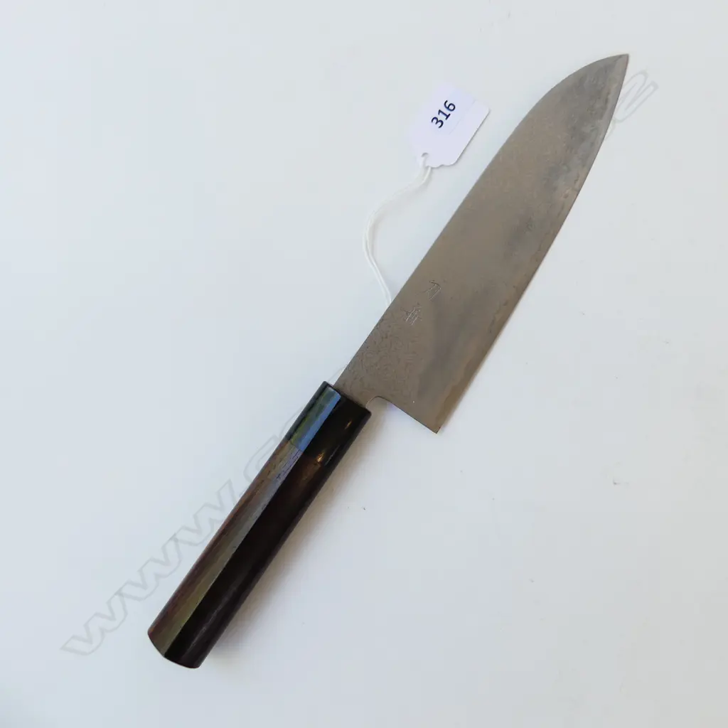 HIGHEST QUALITY INCISED SIGNATURE JAPANESE CHEF’S KNIFE L316MM Image 1++