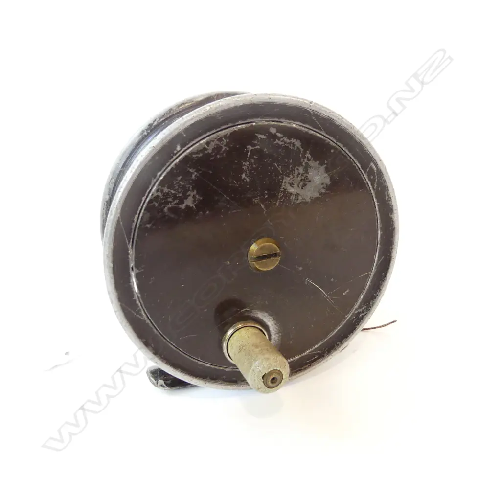 FLY FISHING REEL J.W. YOUNG & SONS REDDITCH ENGLAND 3 ¾” C.1950 D.95MM Image 1++