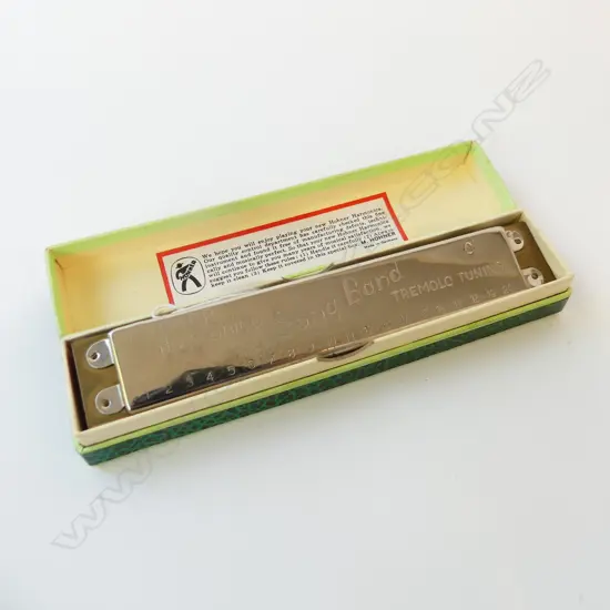 VINTAGE HOHNER HARMONICA GERMANY IN CASE L.16CM