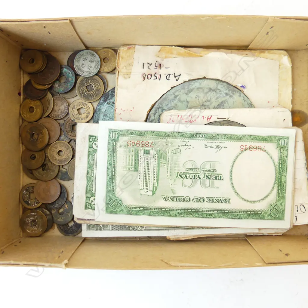 ASST. CHINESE NOTES & COINS ETC Image 1++