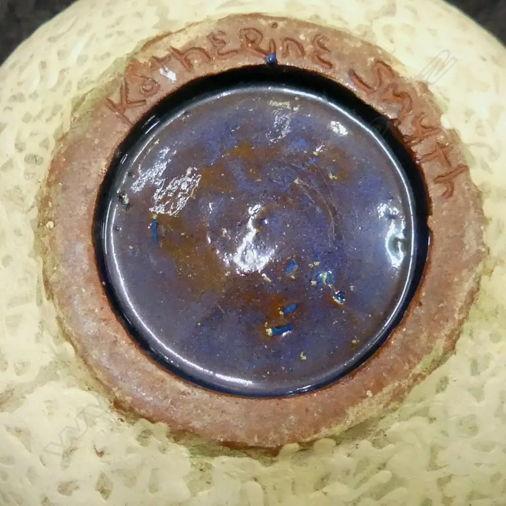 4 PCES STUDIO POTTERY; 2 SALT GLAZED JARS H.235mm, JUG & VASE  Image 1++