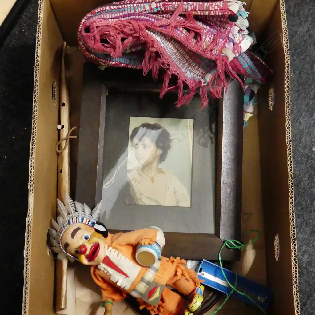 VINTAGE BAROMETER, RUG, TOY, PRINT Image 1++