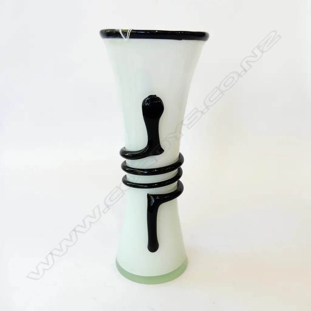 TALL ART GLASS VASE H.380mm Image 1++