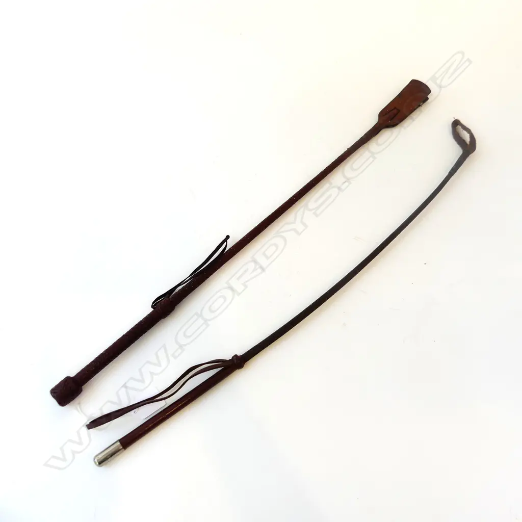 2 WOVEN RIDING CROPS L.650mm Image 1++