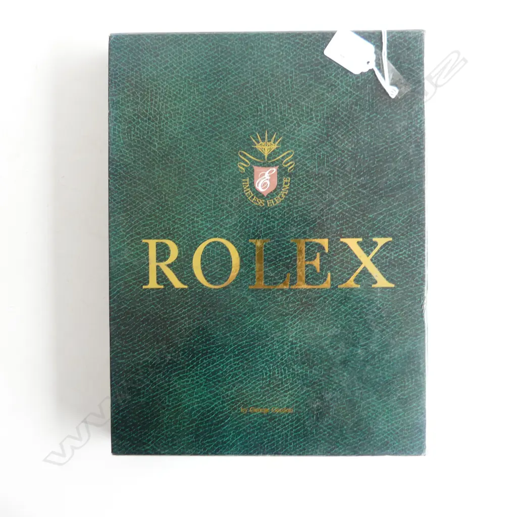 ROLEX BOOK IN SLEAVE BY GEORGE GORDON 1989 Image 1++