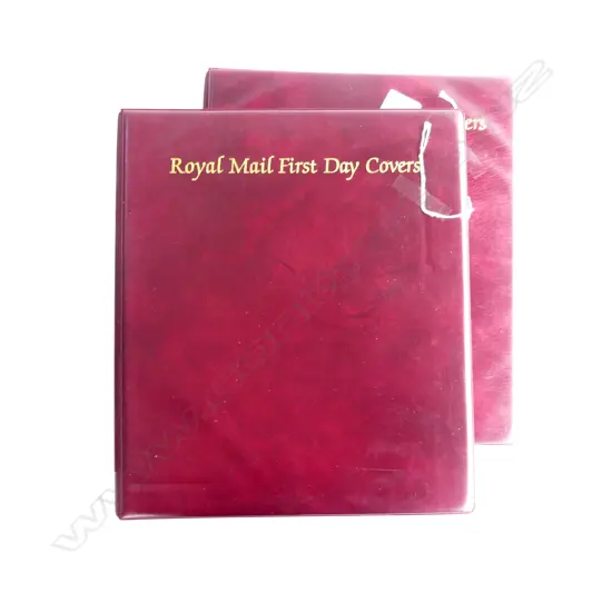 2 X.ROYAL MINT UK FIRST DAY COVER ALBUMS W COVERS