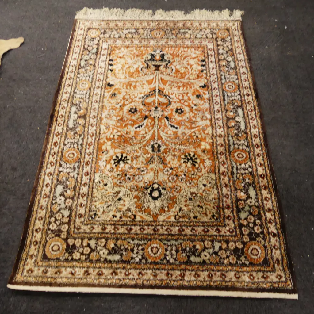 HAND KNOTTED WOOL PILE RUG 1850x1250mm Image 1++