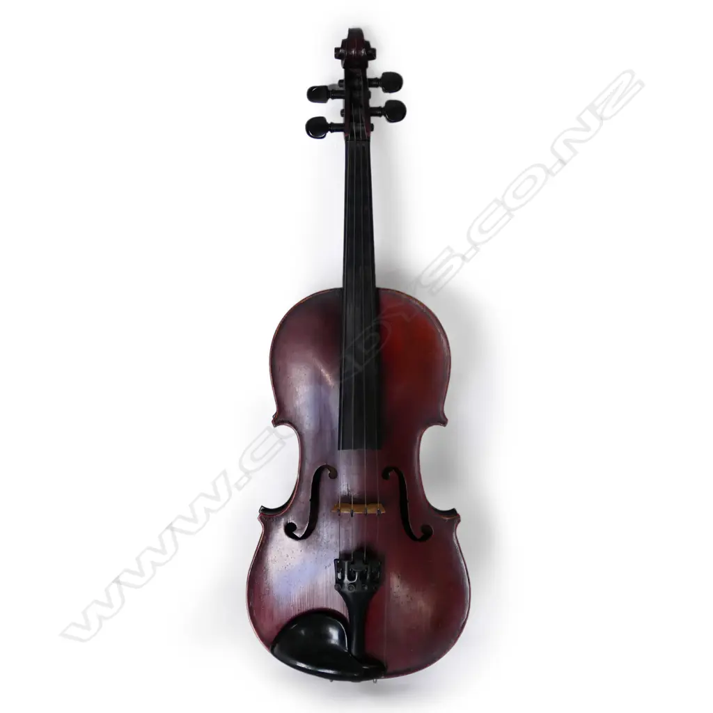 CASED ANTIQUE VIOLIN & 2 BOWS - LABELLED JOSEPH HILL 1759 L.600mm Image 1++