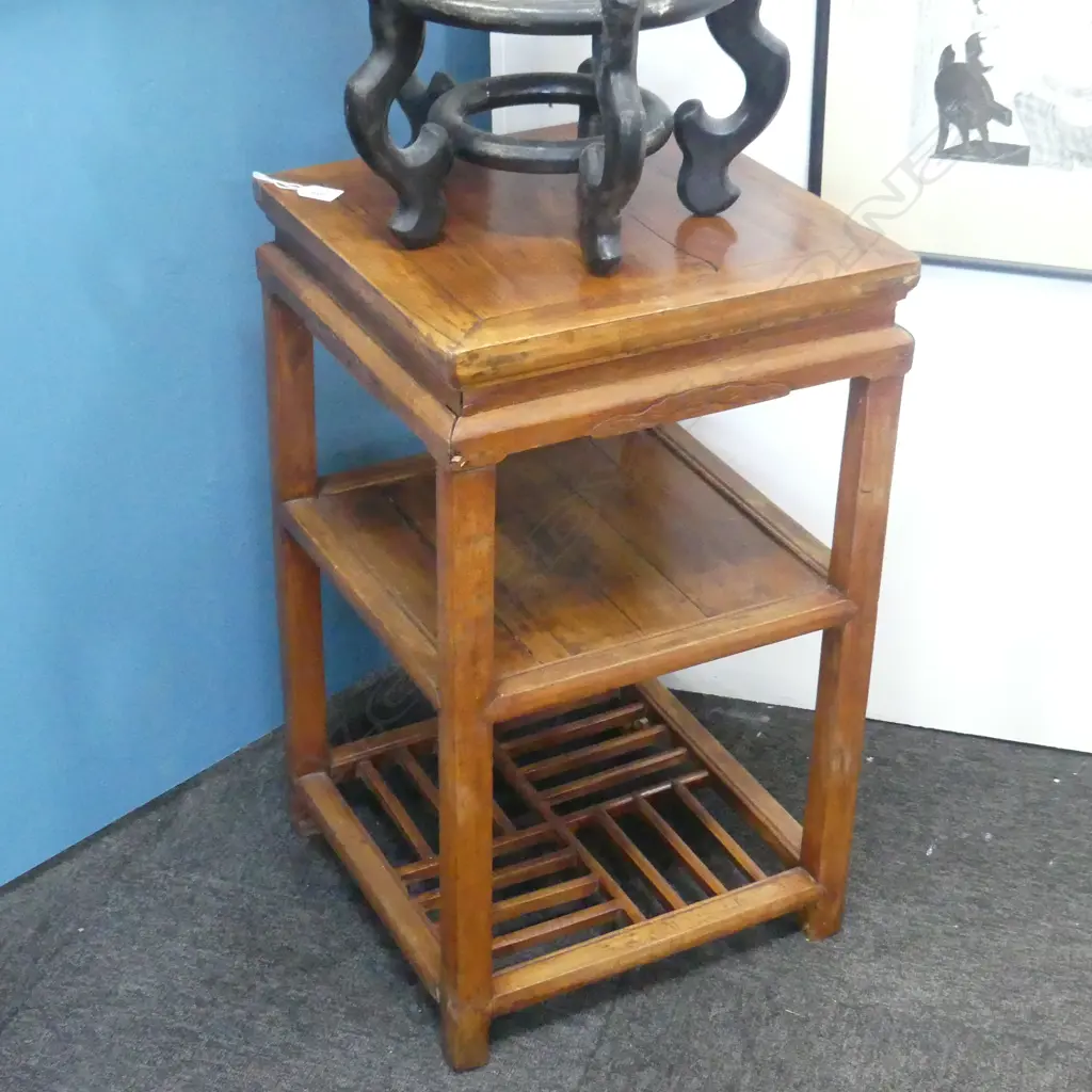 ORIENTAL SIDE TABLE 400x400X670mm Image 1++