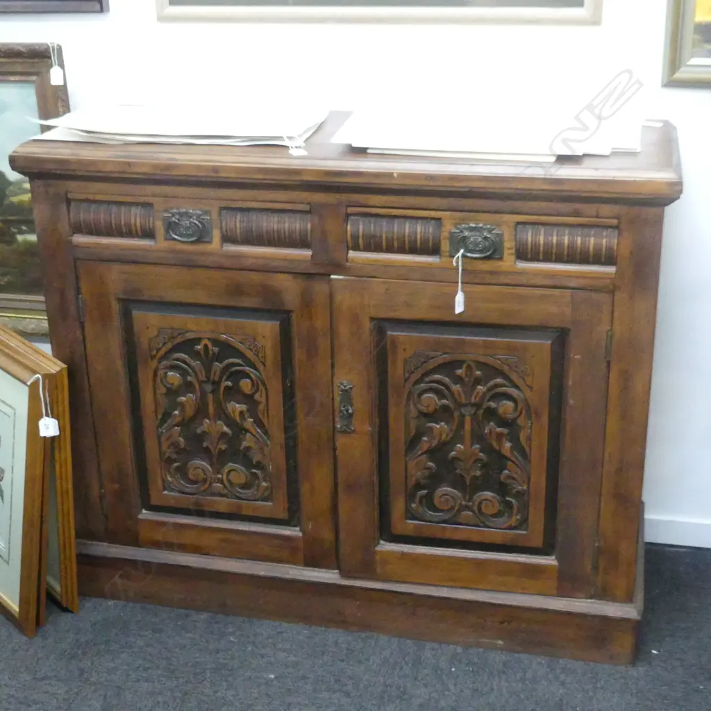 EARLY 20thC CABINET 1175x445x950mm Image 1++