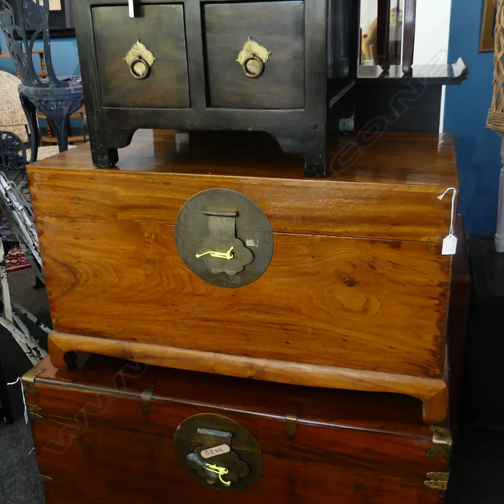 ORIENTAL HOPE CHEST / BLANKET BOX 880x500x485mm Image 1++