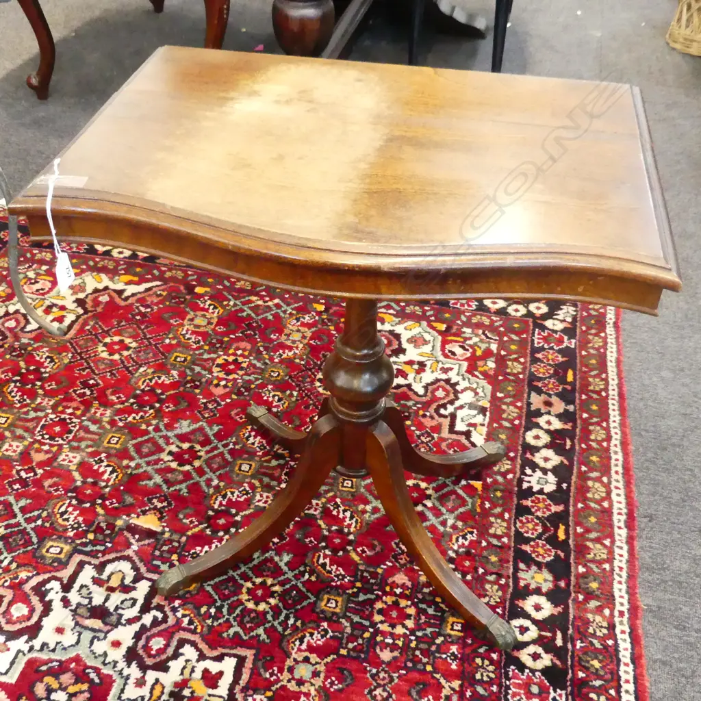 REGENCY STYLE MAHOGANY SIDE TABLE 560x405x595mm Image 1++
