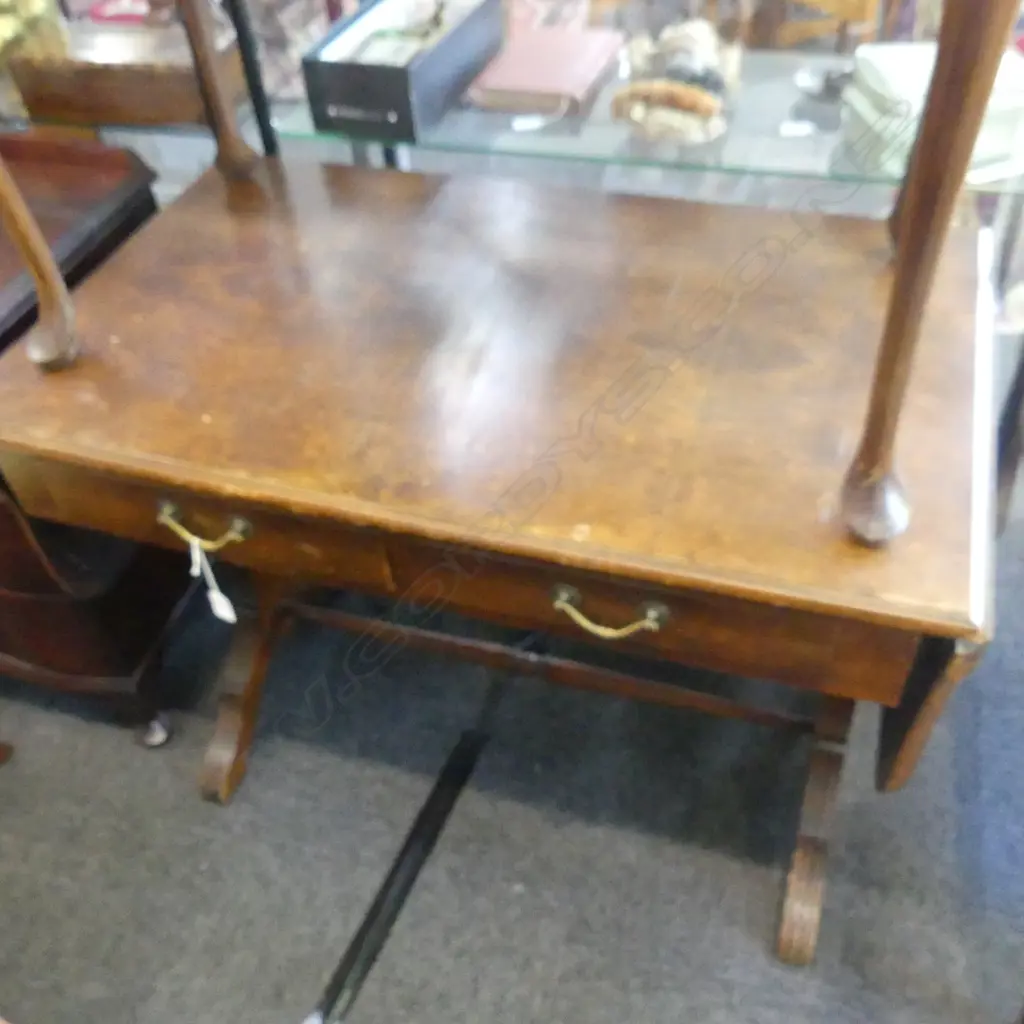 REGENCY STYLE DROP LEAF TABLE 950x560x740mm Image 1++